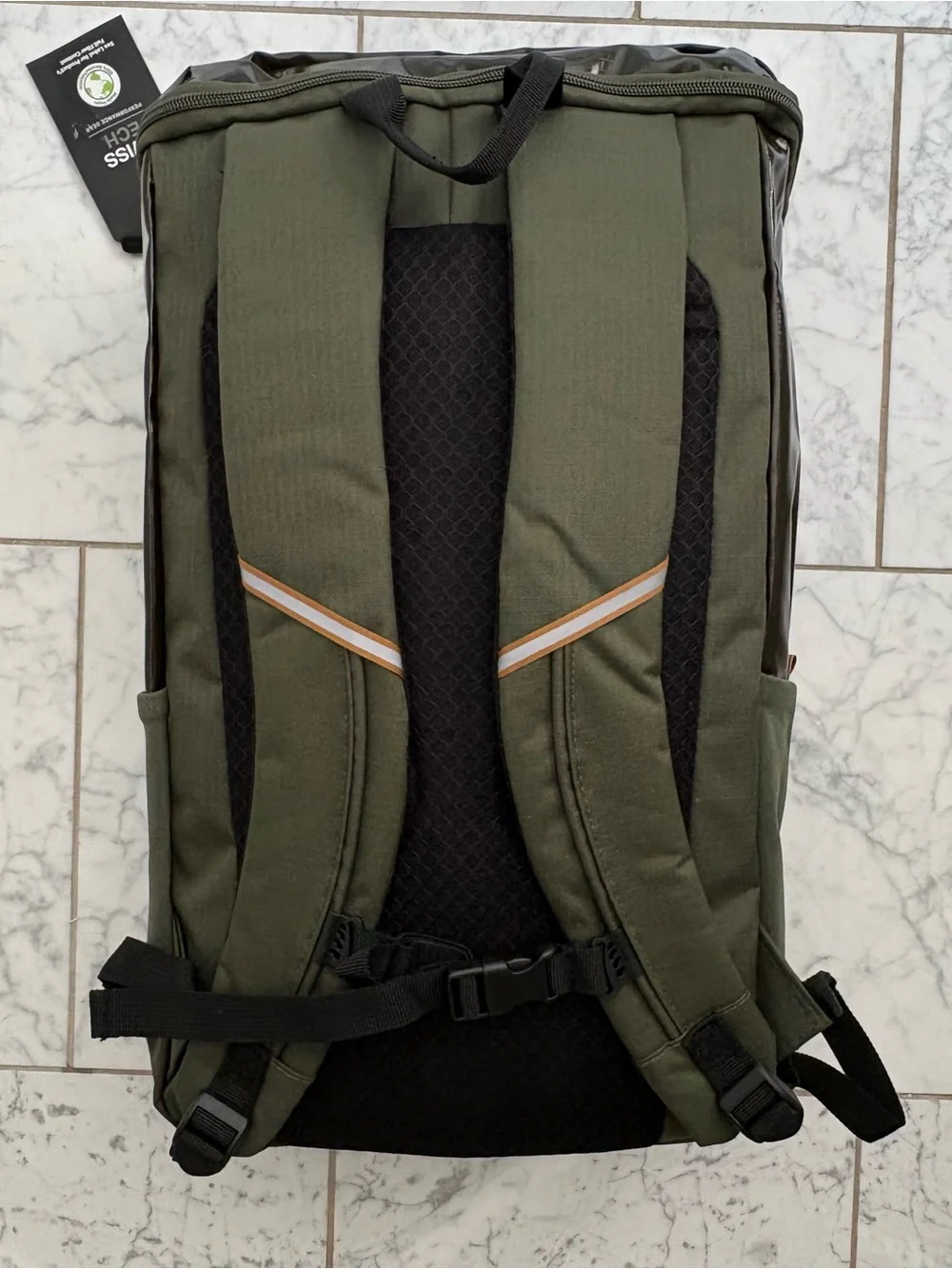Swiss+ Tech Top Loader Backpack Carry On Large 20x10x8 Travel Bag. Army Green
